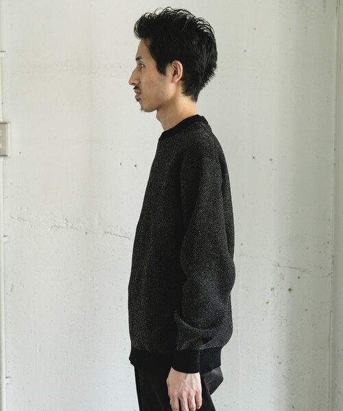 URBAN RESEARCH DOORS(アーバンリサーチドアーズ)の「ジャガードモールニットプルオーバー(ニット/セーター・メンズ・GREIGE/BLUE/OLIVEBROWN/BLACK・M/L)」の16枚目の写真