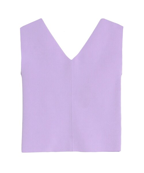 ELENDEEK（エレンディーク）の「2WAY KNIT TANK（ニット/セーター・レディース・グレー/ブラック/アイスブルー/ラベンダー・F）」の3枚目の写真