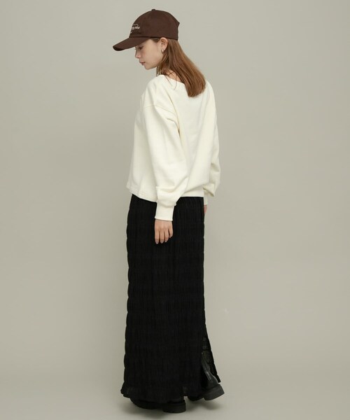 URBAN RESEARCH Sonny Label（アーバンリサーチサニーレーベル）の「ワイドクルーネックスウェット（スウェット・レディース・オフ/グレー/ピンク/イエロー・FREE）」の11枚目の写真