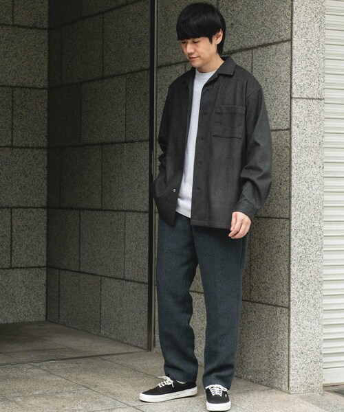 URBAN RESEARCH DOORS(アーバンリサーチドアーズ)の「ジャージメルトンオープンカラーシャツ(シャツ/ブラウス・メンズ・BLUE NAVY/CHARCOAL・M/L)」の17枚目の写真