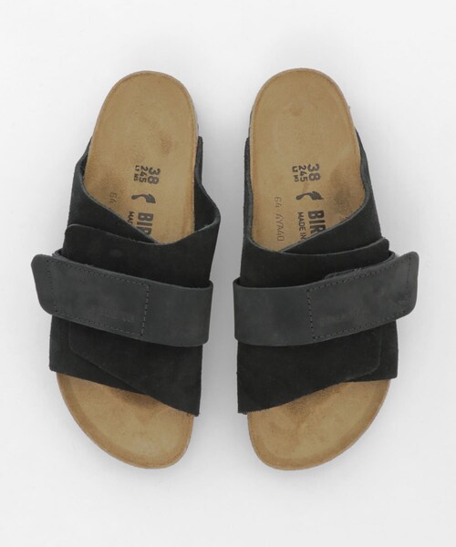 THE GOODLAND MARKET（ザグッドランドマーケット）の「BIRKENSTOCK　Kyoto LENB/LEVE Black-narrow（サンダル・レディース・BLACK・36/37/38）」の4枚目の写真