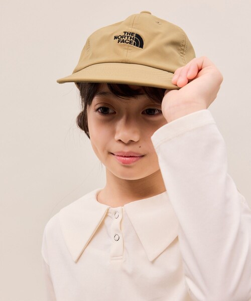 ROPE' PICNIC（ロペピクニック）の「【KIDS/キッズ】【THE NORTH FACE/ザ・ノース・フェイス】Kids Verb Cap（キャップ・キッズ・ブラック/ベージュ・F）」の4枚目の写真