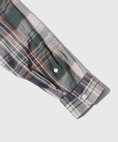 ADAM ET ROPE'(アダムエロペ)の「【KAPTAIN SUNSHINE/キャプテンサンシャイン】Gauze Plaid Plain Shirt(シャツ/ブラウス・メンズ・ホワイト系/グリーン系・2/3/4)」の12枚目の写真