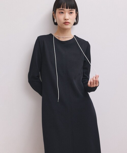 ADAM ET ROPE'(アダムエロペ)の「【WEB限定】マルチWAYヘンリーネックワンピース(ワンピース・レディース・ブラック/ダークブラウン/ネイビー・M/S)」の18枚目の写真