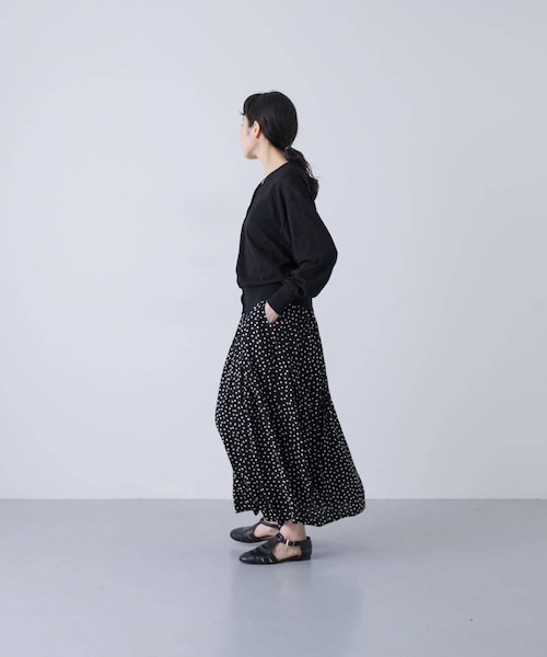 かぐれ（カグレ）の「コットンエアリーカーディガン（カーディガン/ボレロ・レディース・YELLOW/GRAY/BLACK・FREE）」の10枚目の写真