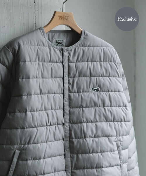 URBAN RESEARCH DOORS(アーバンリサーチドアーズ)の「『別注』PENNEYS×DOORS THE FOX ファイバーダウンブルゾン(ブルゾン・メンズ・L.GRAY/BLUE GREEN/BLACK/BROWN・M/L/XL)」の2枚目の写真