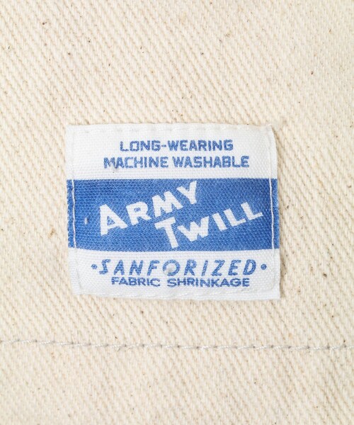 URBAN RESEARCH Sonny Label（アーバンリサーチサニーレーベル）の「ARMY TWILL　DENIM BAKER PANTS（デニムパンツ・メンズ・BLUE/KHAKI/ECRU・M/L）」の10枚目の写真
