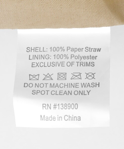 THE GOODLAND MARKET（ザグッドランドマーケット）の「SHIRALEAH　SAM TOTE（トートバッグ・レディース・PINK/NATURAL/GREEN・one）」の10枚目の写真