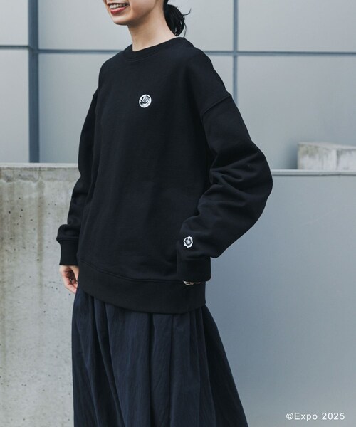 THE GOODLAND MARKET（ザグッドランドマーケット）の「EXPO2025 SWEATSHIRTS（スウェット・メンズ・WHITE/BLACK/C.GRAY/C.GR×BK・S/M/L）」の21枚目の写真