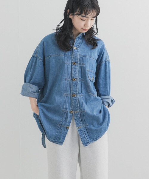 URBAN RESEARCH DOORS(アーバンリサーチドアーズ)の「『別注』Lee×DOORS COWBOY SHIRTS(シャツ/ブラウス・レディース・BLUE/NAVY・One)」の20枚目の写真