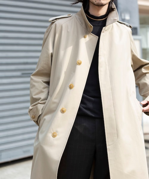 『別注』Scye×URBAN RESEARCH　高密度先染めギャバコート