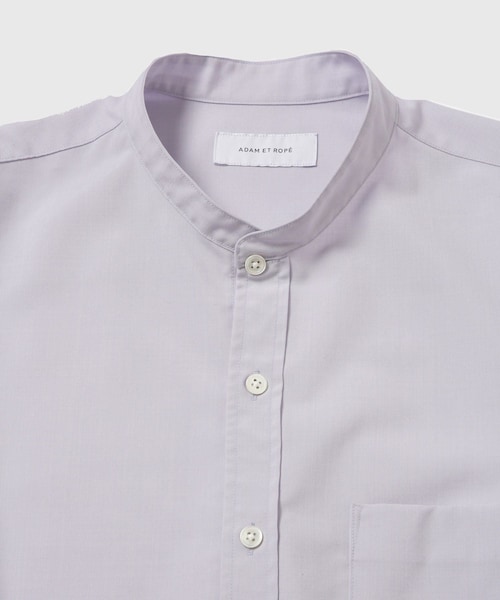 ADAM ET ROPE'(アダムエロペ)の「【NIKKE】 バンドカラー シャツ / ウォッシャブル(シャツ/ブラウス・メンズ・ブラック/ネイビー/ラベンダー・L/M)」の17枚目の写真