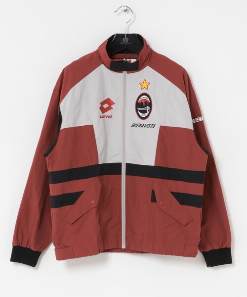 URBAN RESEARCH(アーバンリサーチ)の「LOTTO BUENA VISTA TRACK JACKET(テーラードジャケット・メンズ・Black/Bordeaux・M/L/XL)」の2枚目の写真