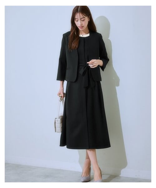 nissen（ニッセン）の「【レディーススーツ】ドビー素材アンサンブル