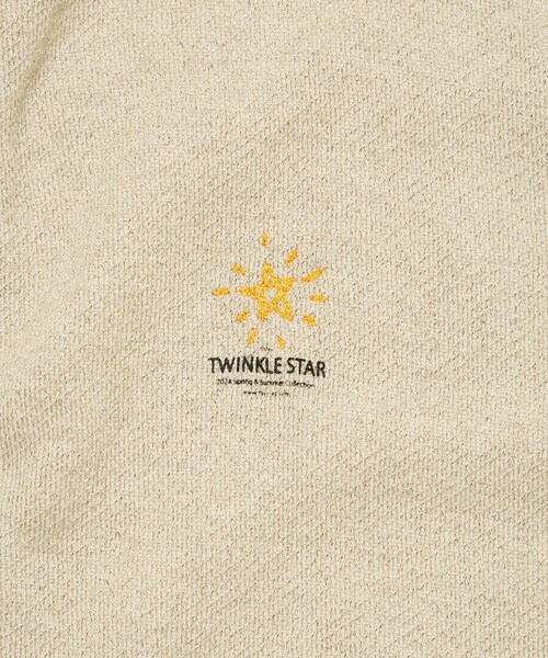 ADAM ET ROPE'(アダムエロペ)の「【FACCIES / ファッチーズ】TWINKLE SWEAT PK(パーカー・メンズ・グレー/ベージュ・2)」の6枚目の写真