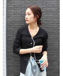 Ungrid | オーガニックコットンテレコカーディガン(カーディガン/ボレロ)