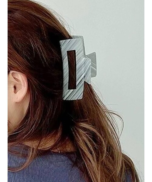 RESEXXY（リゼクシー）の「ニュアンスカラーバレッタ（バレッタ/ヘアクリップ・レディース・ホワイト/ピンク/ブルー・F）」の21枚目の写真