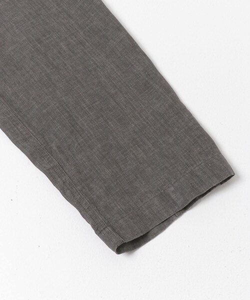 URBAN RESEARCH（アーバンリサーチ）の「YLEVE　LINEN POPLIN JACKET（テーラードジャケット・メンズ・011 SUMI/050 BROWN・3/4）」の5枚目の写真