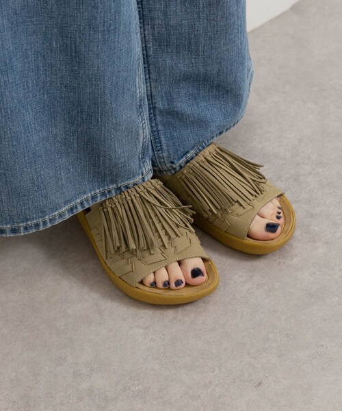 THE GOODLAND MARKET（ザグッドランドマーケット）の「malibu sandals　THUNDERBIRD THATCH SLIDE（サンダル・レディース・TAUPE・5/6/7）」の12枚目の写真