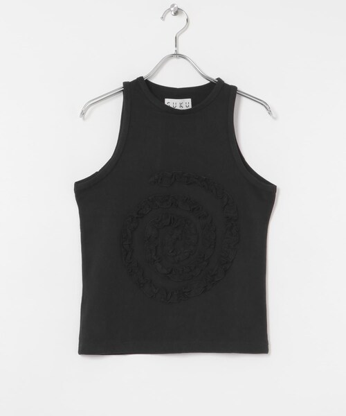 SUKU HOME　FRILL SWIRL TANK
