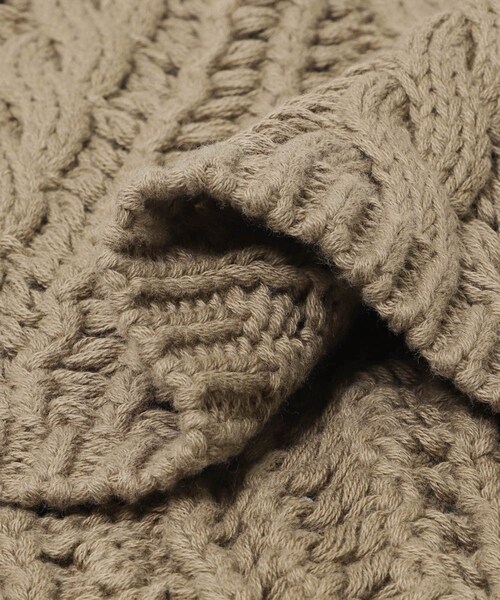 URBAN RESEARCH DOORS(アーバンリサーチドアーズ)の「Button Cotton Knit Vest(ベスト・レディース・BEIGE/BLACK・Free)」の13枚目の写真