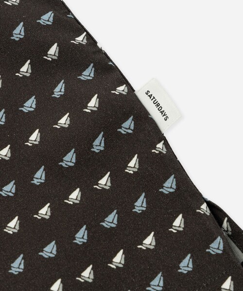 Saturdays NYC(サタデーズ ニューヨークシティ )の「Canty Sailboat SS Shirt(シャツ/ブラウス・レディース・ベージュ/ネイビー・L/M/S/XL)」の13枚目の写真