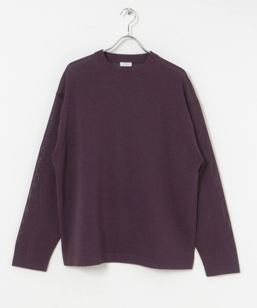 URBAN RESEARCH(アーバンリサーチ)の「『別注』crepuscule×UR Washi Knit Long-Sleeve T-shirts(ニット/セーター・メンズ・Black/D.Purple/Chocolate・1/2)」の15枚目の写真