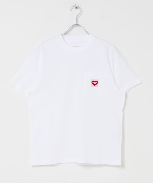 URBAN RESEARCH Sonny Label（アーバンリサーチサニーレーベル）の「CARHARTT　SHORT-SLEEVE POCKET HEART T-SHIRTS（Tシャツ/カットソー・レディース・BLACK/WHITE/COZY BLUE・S/M）」の5枚目の写真