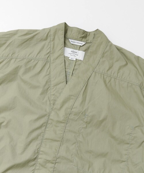 URBAN RESEARCH（アーバンリサーチ）の「コーティングタイプライターレイバーシャツ∴（ミリタリージャケット・メンズ・KHAKI/CHARCOAL・S/M/L）」の19枚目の写真