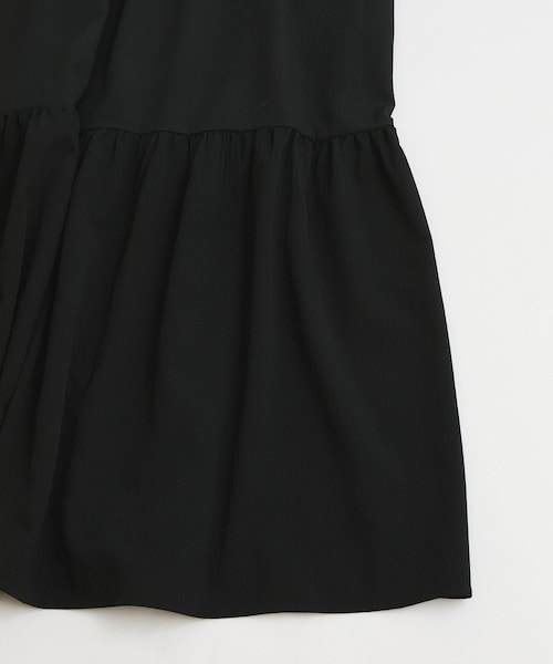 VIS（ビス）の「【WEB限定】ロングストラップリボンティアードワンピース（ワンピース・レディース・ブラック/ベージュ・F）」の19枚目の写真