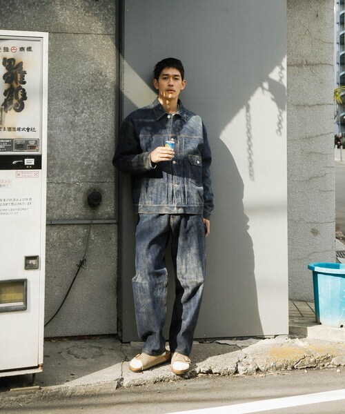 URBAN RESEARCH（アーバンリサーチ）の「『別注』SEVEN BY SEVEN×URBAN RESEARCH　LEATHER WIDE PANTS（その他パンツ・メンズ・BLACK/NAVY・M/L）」の17枚目の写真
