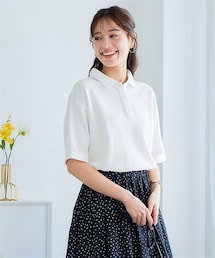 nissen | 吸汗速乾・ＵＶカットカノコ５分袖ポロシャツ＜大きいサイズ有＞(ポロシャツ)