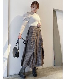 dazzlin | フリルロングスカート(スカート)