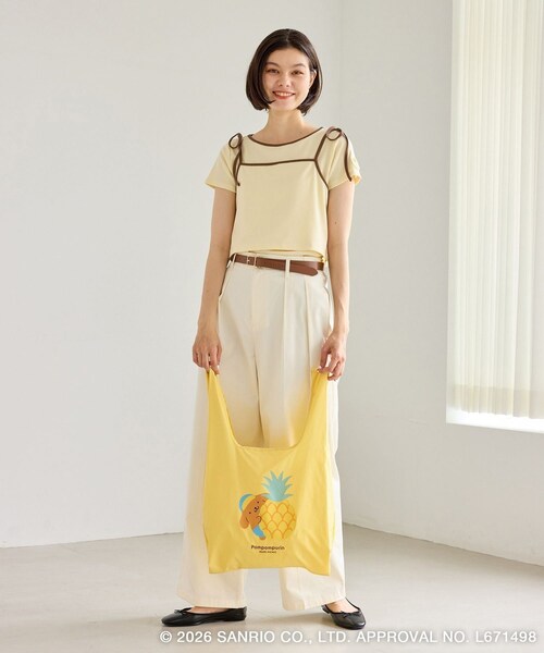 ROPE' PICNIC(ロペピクニック)の「【サンリオキャラクターズ×ROPE' PICNIC】日焼けデザイン 折りたたみエコトートバッグ(エコバッグ/サブバッグ・レディース・ラベンダー/ピンク/ローズピンク/ライトグリーン/サックス/イエロー系・F)」の21枚目の写真