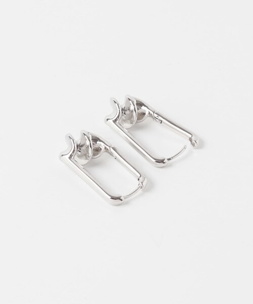 URBAN RESEARCH Sonny Label（アーバンリサーチサニーレーベル）の「ステンレスツイストピアス（ピアス（両耳用）・レディース・シルバー/ゴールド・One）」の6枚目の写真