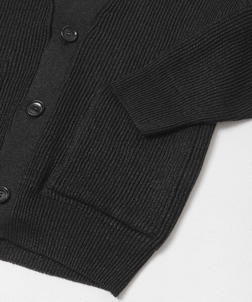 URBAN RESEARCH（アーバンリサーチ）の「PURLAM　WASHI M-G AZE CARDIGAN（ニット/セーター・メンズ・WHITE/BLACK/GREEN/B.PURPLE・2/3）」の11枚目の写真