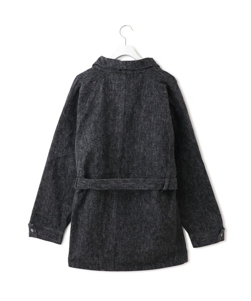 ADAM ET ROPE'(アダムエロペ)の「【J’aDoRe限定】【TanC(タンク)】BRUSHED INDIGO DENIM COAT(デニムジャケット・レディース・ブラック・1)」の3枚目の写真