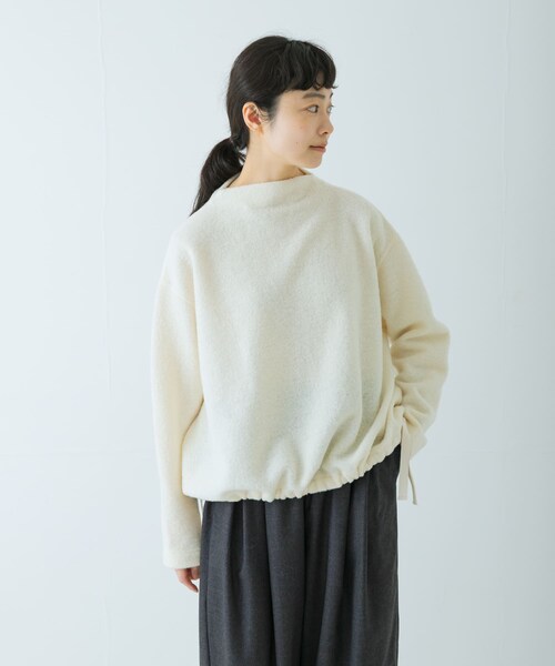 かぐれ（カグレ）の「ウールループボトルネックプルオーバー（その他トップス・レディース・IVORY/MOCHA/NAVY・Free）」の9枚目の写真