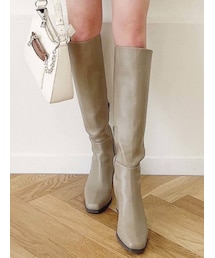 dazzlin | ミニマルロングブーツ(ブーツ)