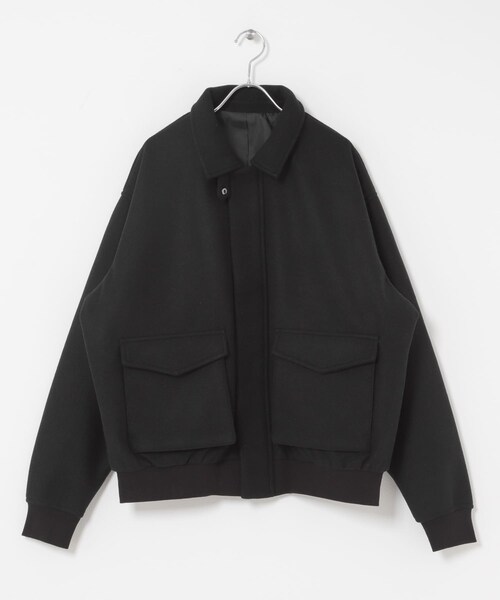 SENSE OF PLACE by URBAN RESEARCH（センスオブプレイスバイアーバンリサーチ）の「『UR TECH』カットメルトンブルゾン（ブルゾン・メンズ・BLACK/BROWN/KHAKI・M/L）」の12枚目の写真