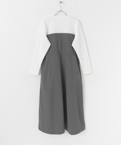 ITEMS URBANRESEARCH（アイテムズ アーバンリサーチ）の「ドッキングナイロンワンピース（ワンピース・レディース・KHK/CHA・FREE）」の10枚目の写真