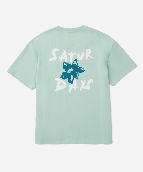Saturdays NYC（サタデーズ ニューヨークシティ ）の「FLOWER RELAXED SS TEE（Tシャツ/カットソー・レディース・ブラック/オフホワイト/サックス・L/M/S/XL）」の10枚目の写真