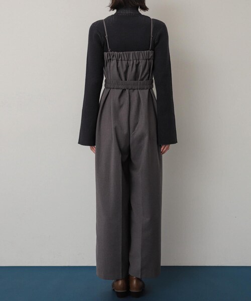 SENSE OF PLACE by URBAN RESEARCH（センスオブプレイスバイアーバンリサーチ）の「ベアオールインワン（サロペット/オーバーオール・レディース・BLACK/GRAY/BEIGE・S/M）」の20枚目の写真