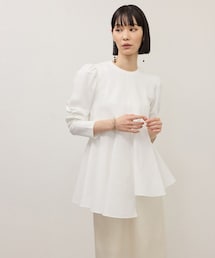 ADAM ET ROPE' | 【WEB限定】・【定番】フリルペプラムロングスリーブカットソー(Tシャツ/カットソー)