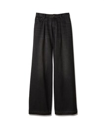 nissen | 【Essenave】タックデニムワイドパンツ(パンツ)