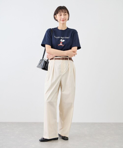 ROPE' PICNIC(ロペピクニック)の「タックデザインチノパンツ/UVカット(チノパンツ・レディース・オフホワイト/ベージュ/カーキ・L/M)」の17枚目の写真