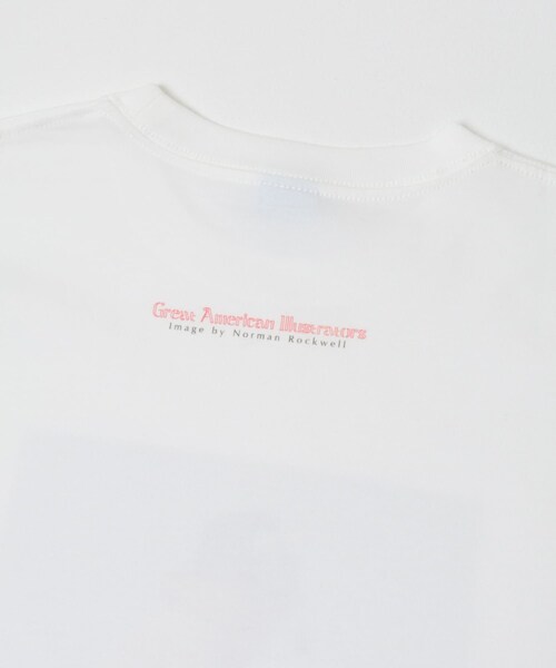 URBAN RESEARCH DOORS(アーバンリサーチドアーズ)の「FORK&SPOON Norman Rockwell Short-SleeveT-shirts(Tシャツ/カットソー・メンズ・OFF/CHARCOAL・4/5)」の16枚目の写真