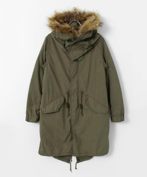 URBAN RESEARCH（アーバンリサーチ）の「ALPHA INDUSTRIES×URBAN RESEARCH iD　別注M65 PARKA（モッズコート・メンズ・KHAKI/BLACK・XS/S/M/L）」の3枚目の写真