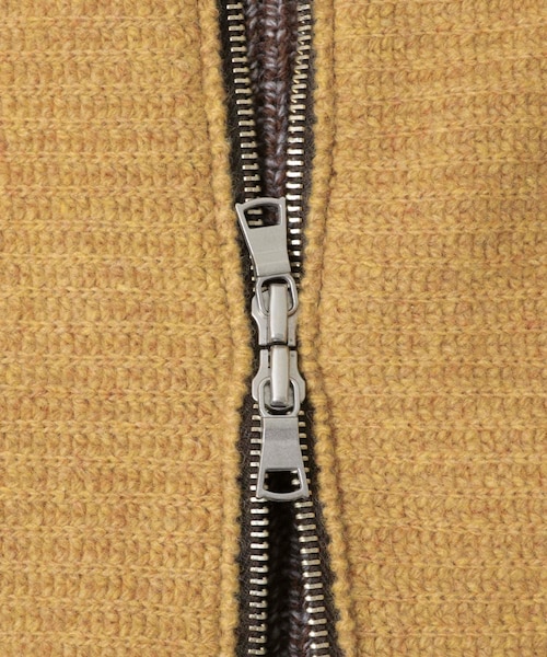 URBAN RESEARCH（アーバンリサーチ）の「The DUFFER N NEPHEWS　KNITTED ZIP UP HOODIE（テーラードジャケット・メンズ・BLACK/BROWN・M）」の12枚目の写真