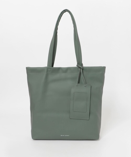 ITEMS URBANRESEARCH(アイテムズ アーバンリサーチ)の「フェイクレザー トートバッグ(トートバッグ・メンズ・GRN/BLK/BRN・-)」の19枚目の写真